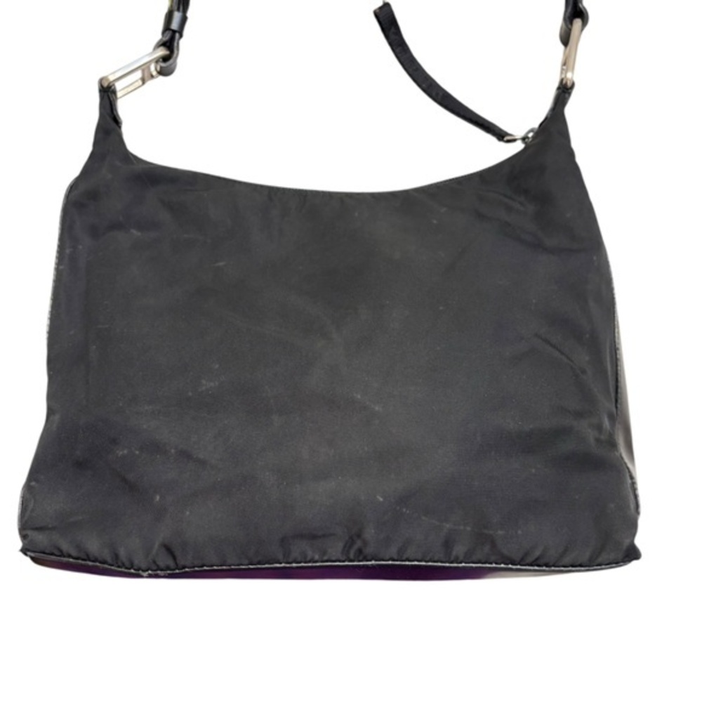 Prada authentic black nylon shoulder bag
